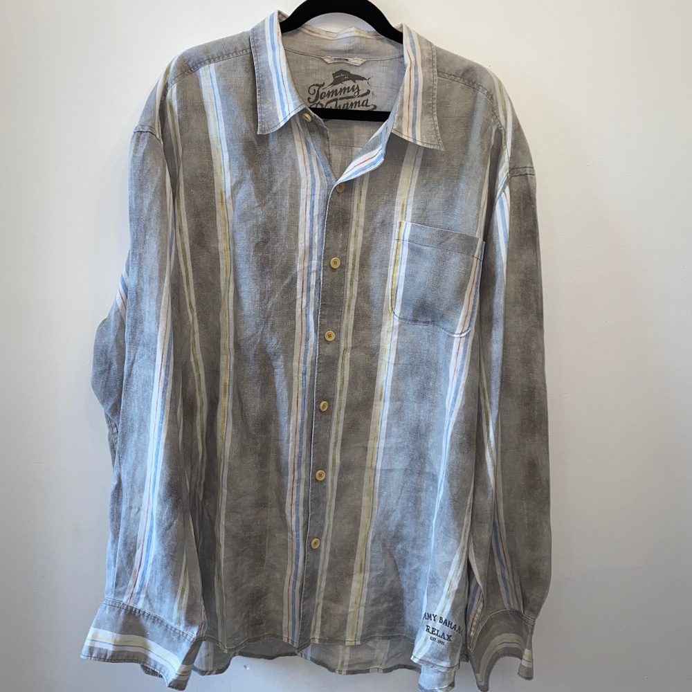 Tommy Bahama Linen/Cotton Long sleeve shirt